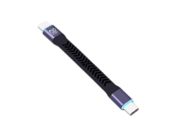 Cabo Usb Type-c Curto, 3.2 Com Carregamento Rápido, Transferência De