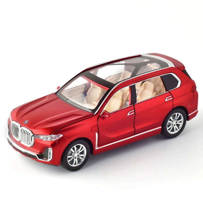 (vermelho) Miniatura De Carro Em Liga Metálica, Escala 1:32, Com Som E Luz, Feita De Metal Fundido Com Mecanismo De Fricção.