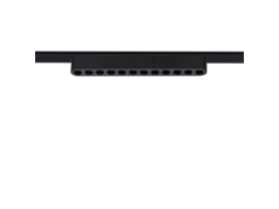Foco Carril Lineal Led Magnético Monofásico 25Mm Super Slim 12W 48V Cri90 Preto Ugr16 222Mm LEDKIA