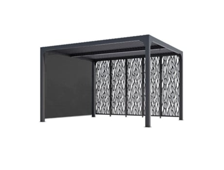 Pérgola Bioclimática 10,80M² Cinza Antracite Per36M30Rbi HABRITA
