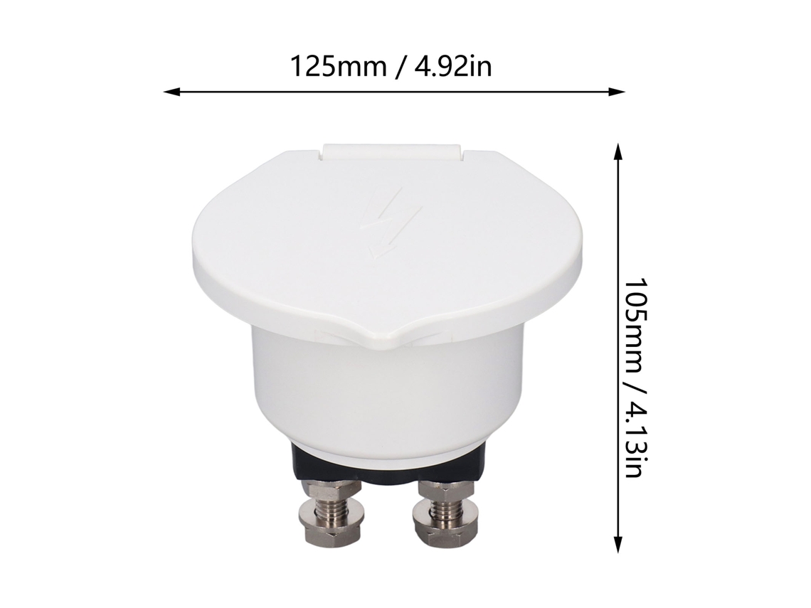 Laxiscreed Interruptor De Descarga De Bateria Para 12v A 48v, Fácil De Operar
