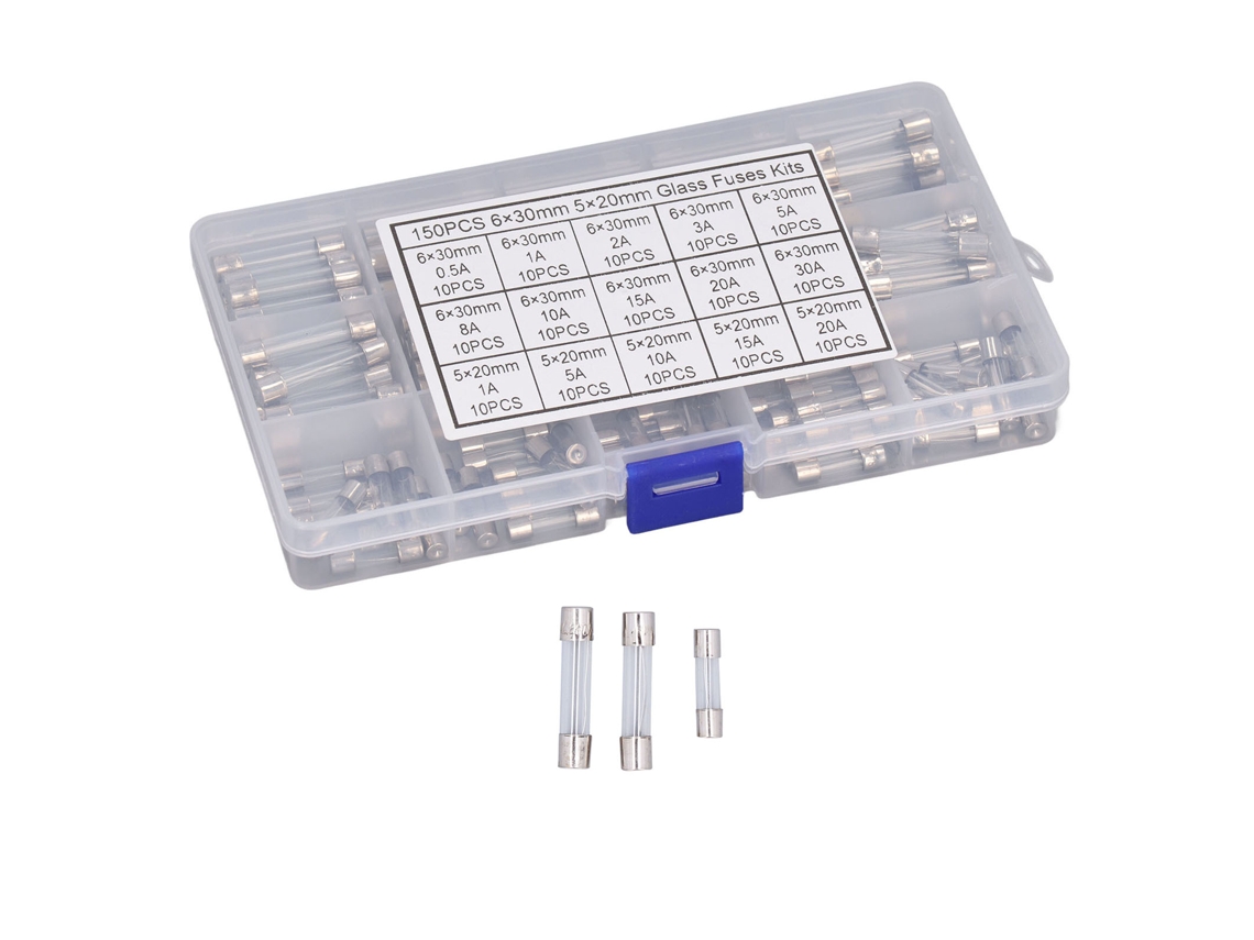 Kit De Fusíveis De Vidro Laxiscreed Para Eletrodomésticos E Vários Modelos De Forma Segura E Fiável