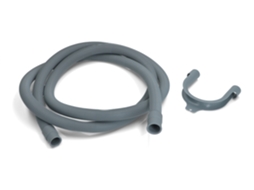 Mangueira de Drenagem Reta de 250 Cm, Diâmetro de 19 a 22 Mm Embalagem Individual Máquina de Lavar Roupa / Loiça Dwh604un