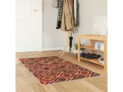 Vidaxl Passadeira Marsa Multicolor 80 X 100 Cm Poliéster E Pvc
