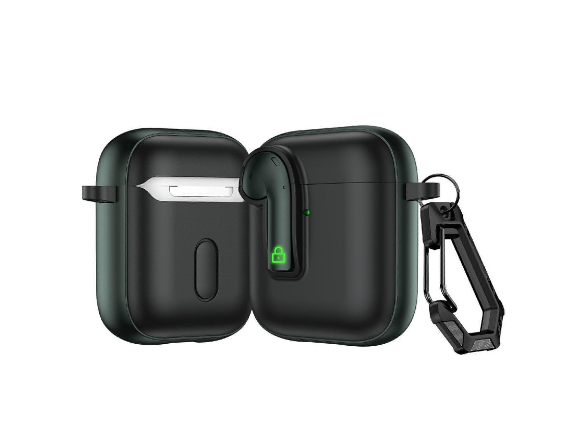 Capa Protetora Colorida Com Trava Para Fones De Ouvido Airpods 2