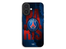 Capa Para Celular - Maniacase - Iphone 17 - Silicone Tpu - Logotipo Do Paris Saint-germain - Preta