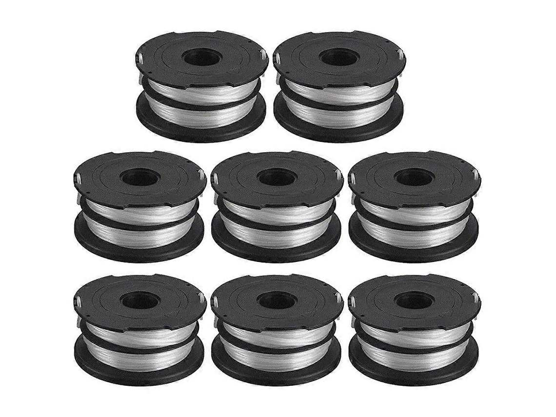 Conjunto De 8 Peças De Bobinas De Reposição Para Cortadores De Grama Black Decker Gh700, Gh710 E Gh750, Df-065-bkp