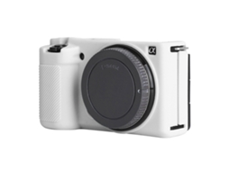 Lurelia Capa Silicone Para Sony Zv-e10, Encaixe Preciso, Cor Branca