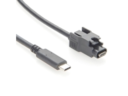 Cabo De Conexão Usb 3.1 Tipo C Macho Para Hsbridge A 5gbps,