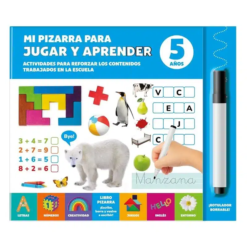 Mi Pizarra Para Aprender Y Jugar 5 Años Boe019 Imagiland Imagilandp24