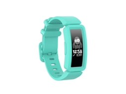 Bracelete de Smartwatch para Fitbit Inspire Hr / Ace 2 Silicone Relógio Inteligente Faixa de Relógio Verde Menta VENISYMLIS