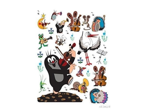 AG DESIGN Dk 1786 Adesivos de Parede Autkleber Disney Taupe