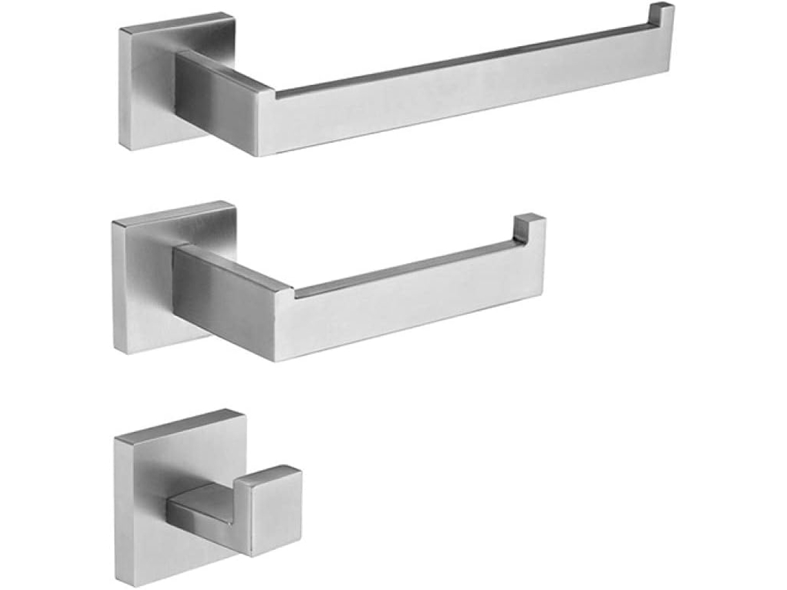 Suporte Para Toalhas De Aço Inoxidável, Suporte Para Toalhas De Papel, 3 Unidades.