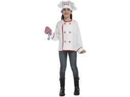 Fato de Menina VIVING Cozinheiro (Tam: 5-7 Anos)