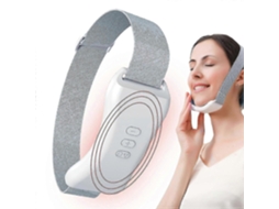 Massageador Facial Elétrico em Formato de V, Aparelho Beleza com Microcorrente Ems para Lifting, Massagea Dor Queixo Duplo GOKOCO