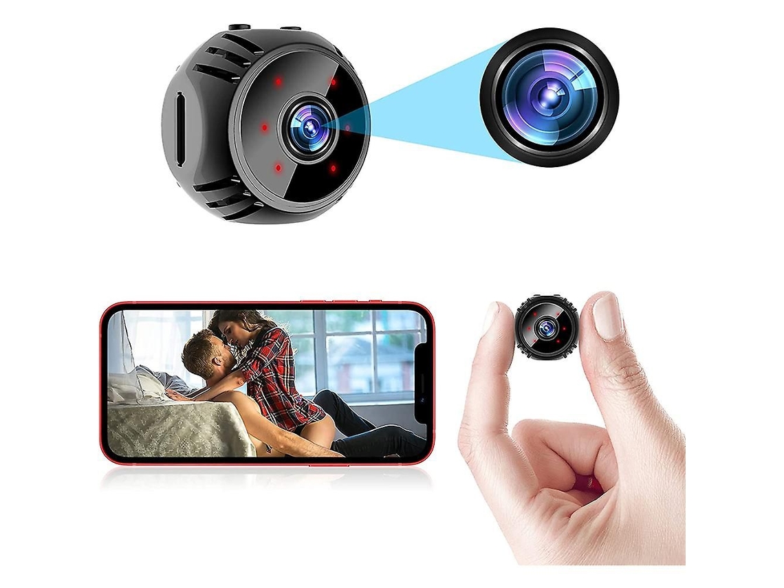 Câmeras de segurança Wi-Fi 1080p para exterior com detecção de movimento | S/MARCA