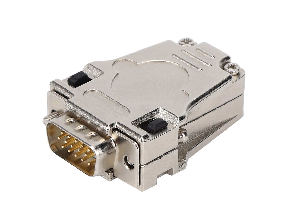 Conector Serial Db15p 15 Pines Macho Caixa Metálica S/MARCA