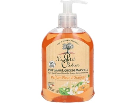 Sabonete de Mãos Líquido LE PETIT OLIVIER Flor de Laranjeira (300 ml)