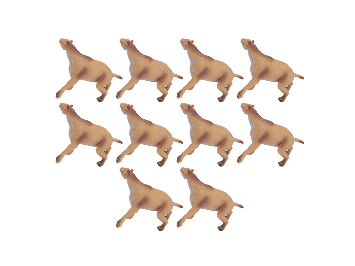 Primerox 10pcs Modelo de Animal Moropus Mini Figuras Educativas Pré históricas Brinquedos Pvc para Crianças