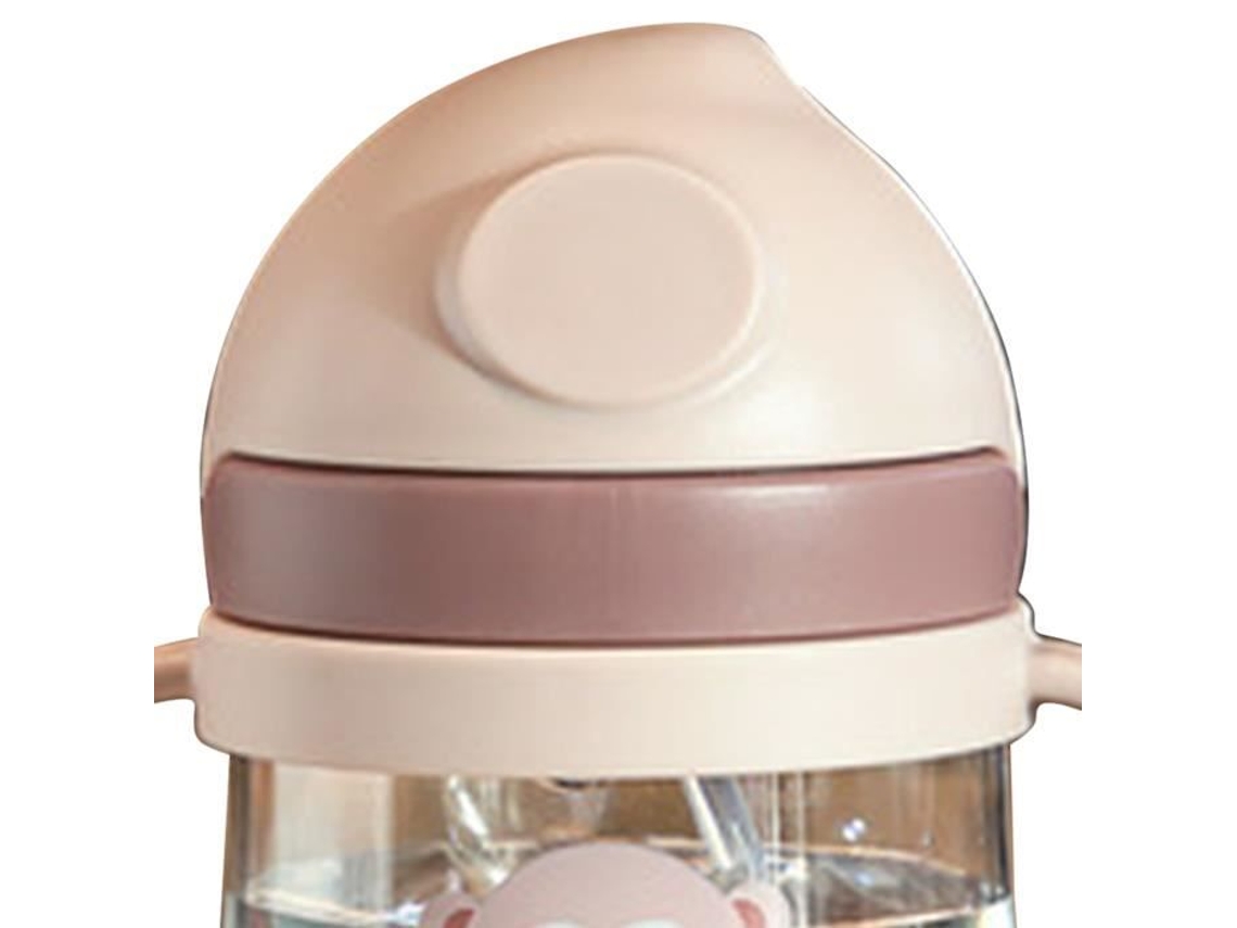 Copo Vgeby Baby, à prova de vazamentos, balança transparente e design de cozinha rosa, 250ml, Slowmoose