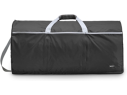 Mala de Viagem Grande e Bolsa Ginástica, com Alça Superior, Ideal para Fins Semana, Tipo Duffel, 98l, Preta. AQUAFORGE