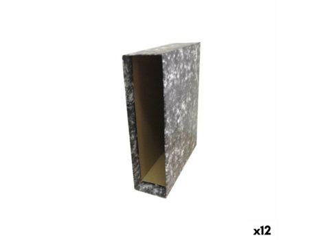 Capa para Arquivador UNIPAPEL 35,5 X 29,5 X 8,6 Cm Preto A4 12 Unidades
