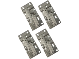 2 Pares De Dobradiças Mola Para Bandeja Basculante Com Abertura 45