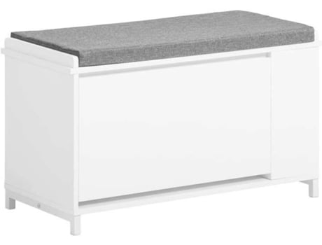 Sapateira SOBUY (Branco, Cinzento - 82x35x50 cm)