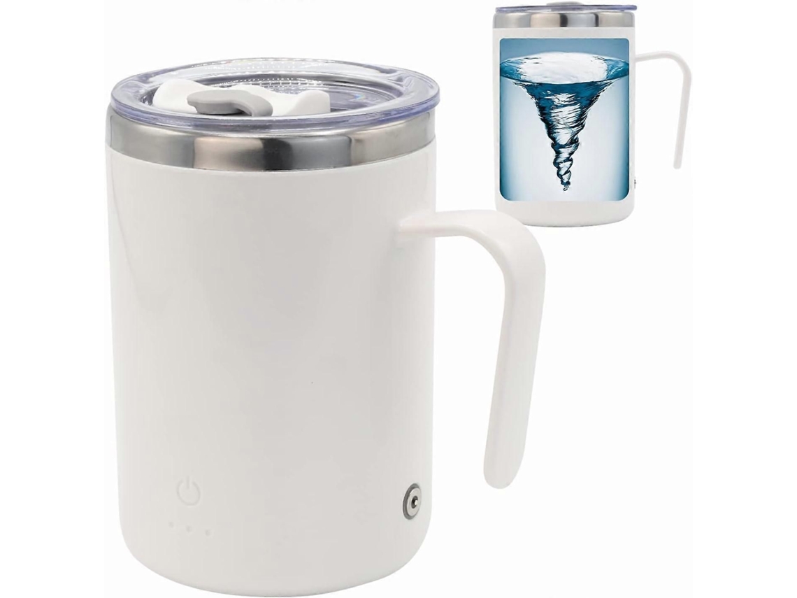Caneca Recarregável Com Misturador Automático - Carregamento Por Adsorção Magnética | Caneca Elétrica De Aço Inoxidável Com Misturador Automático