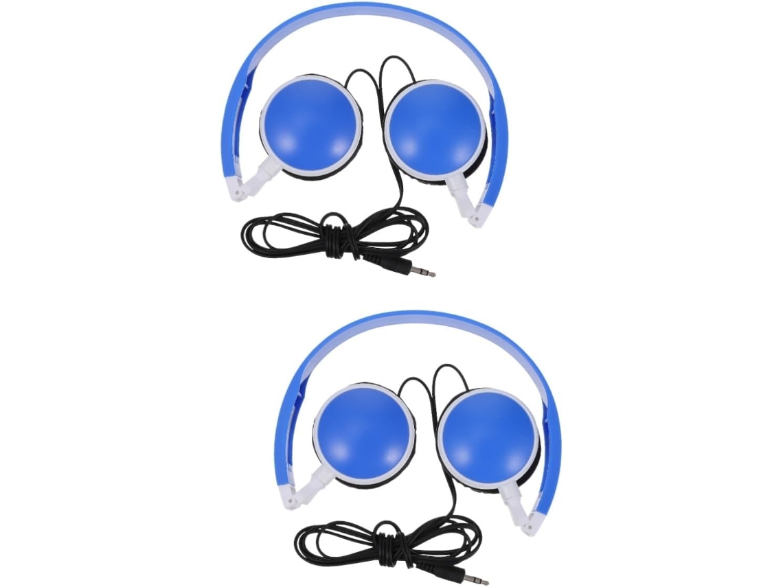 Conjunto De 2 Fones Ouvido Com Fio Para Meninos E Meninas, Ideais Para A Escola Som Estéreo, Ajuste Confortável, Design