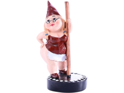 Pole Dance Figura de Jardim Feita de Resina, Figura Divertida para Varanda, Escultura para Exterior, Pintada À Mão, CHABERLU
