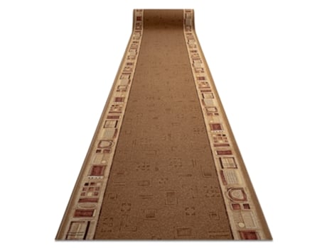 Passadeira Base Antideslizante Jena Bege 80Cm