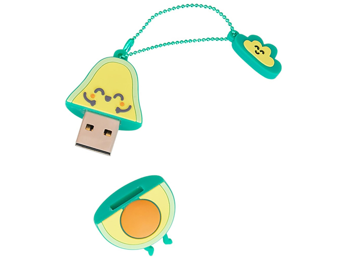 Pendrive Wondee 32GB USB 3.2, Capacidade 32GB, Chaveiro Rápido com Proteção, Amarelo