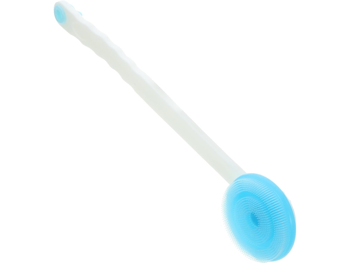 Lurelia Escova De Silicone Para Banho De Cuidado Corporal, Silicone Macio, Cabo Longo E Escovagem A Seco, Uso Diário Suave