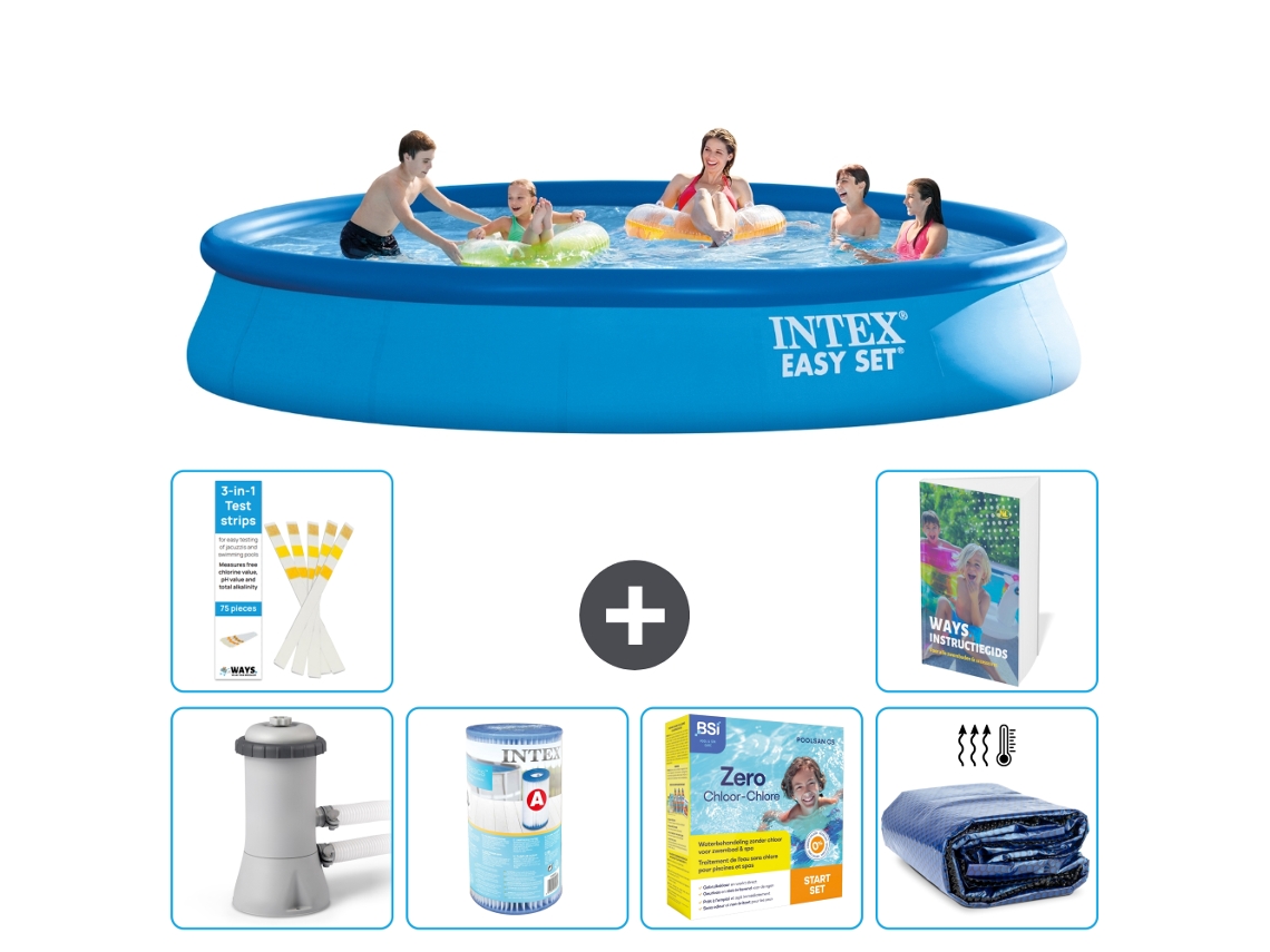 Intex Piscina Easy Set Redonda - 457x84 Cm - 7-peças S224