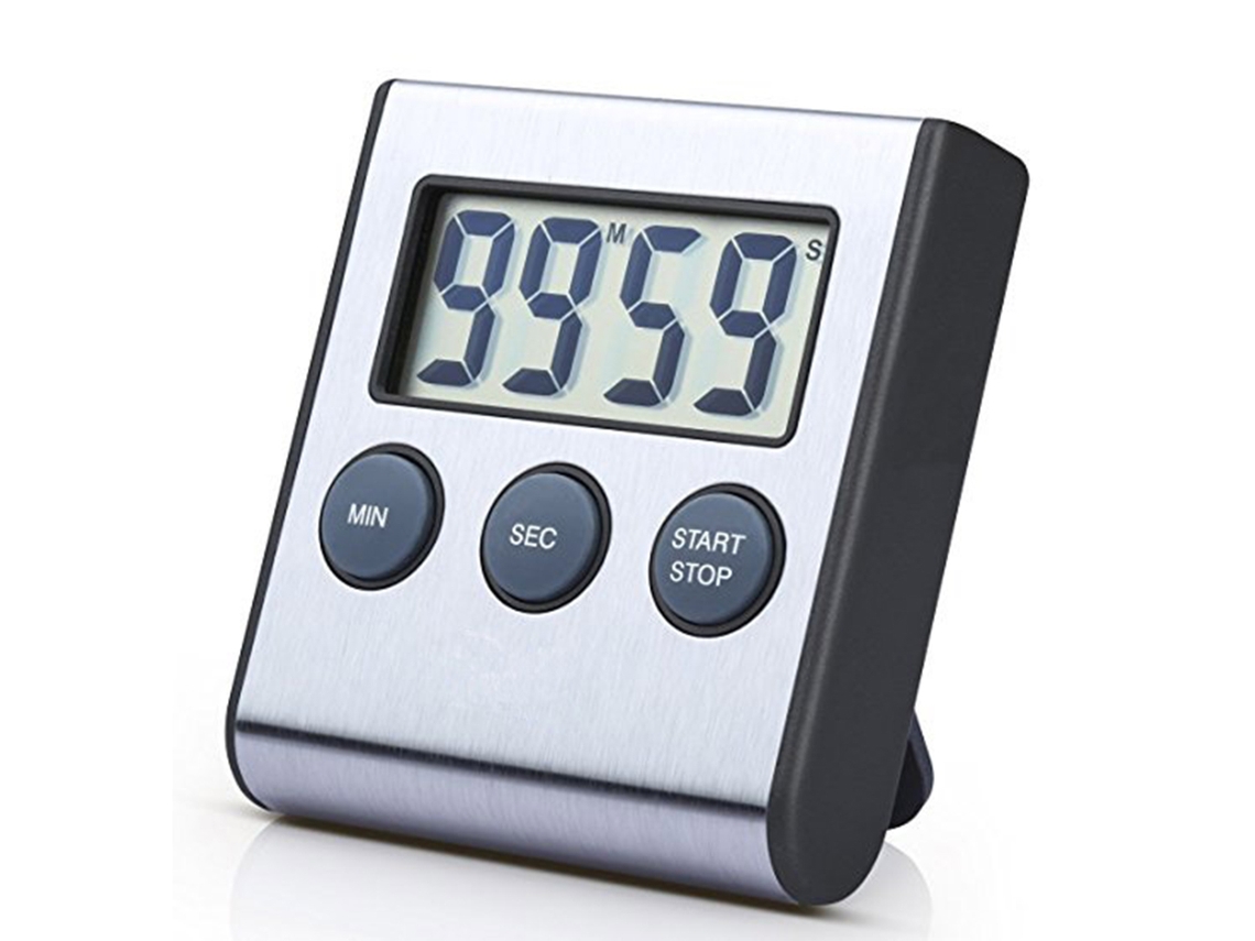 Temporizador De Cozinha Com Grande Display Lcd, Temporizador De Cozinha Digital Para Slowmoose