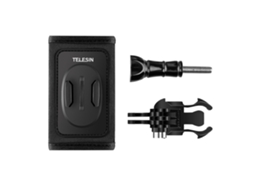 Telesin Action Camera Backpack Strap Mount Clip Holder Compatible With Dji Osmo Pocket Gopro Hero 8/7/6/5 Sjcam Sports Cameras LAXISCREED