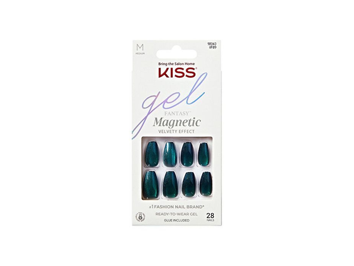 Unhas De Gel Magnético Gel Fantasy 28 Pcs Kiss (cameleon)