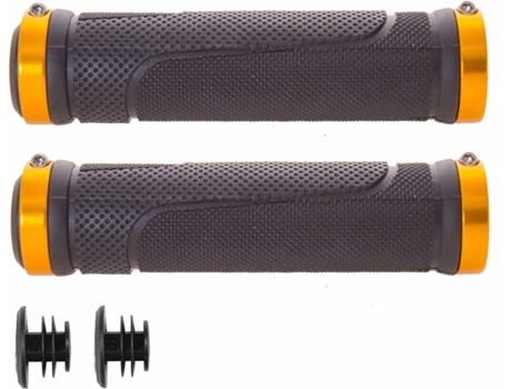 Punhos de Borracha com Anilhas de Liga Metálica Preto Vermelho 130Mm FIXPARTS CBB SHOP