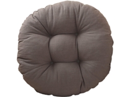 Conjunto De 4 Almofadas Redondas Para Cadeiras Jantar, Com 9cm De Espessura, Ideais Para Uso Interno E Externo Perfeitas