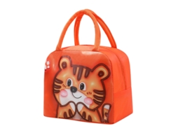 Lancheira Térmica Infantil (tigre) Com Alça, Dimensões: 23 X 19 X 13 Cm
