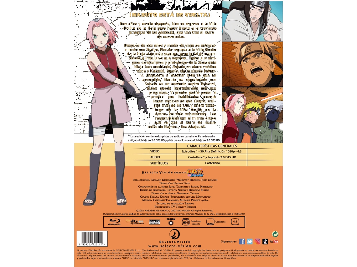 Dvd Naruto Shippuden Dublado: comprar mais barato no Submarino