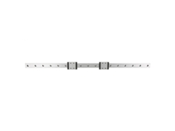 Trilho Linear Miniatura Lmlf18b-500-2r 500mm Com 2 Blocos Deslizantes Aço Resistente