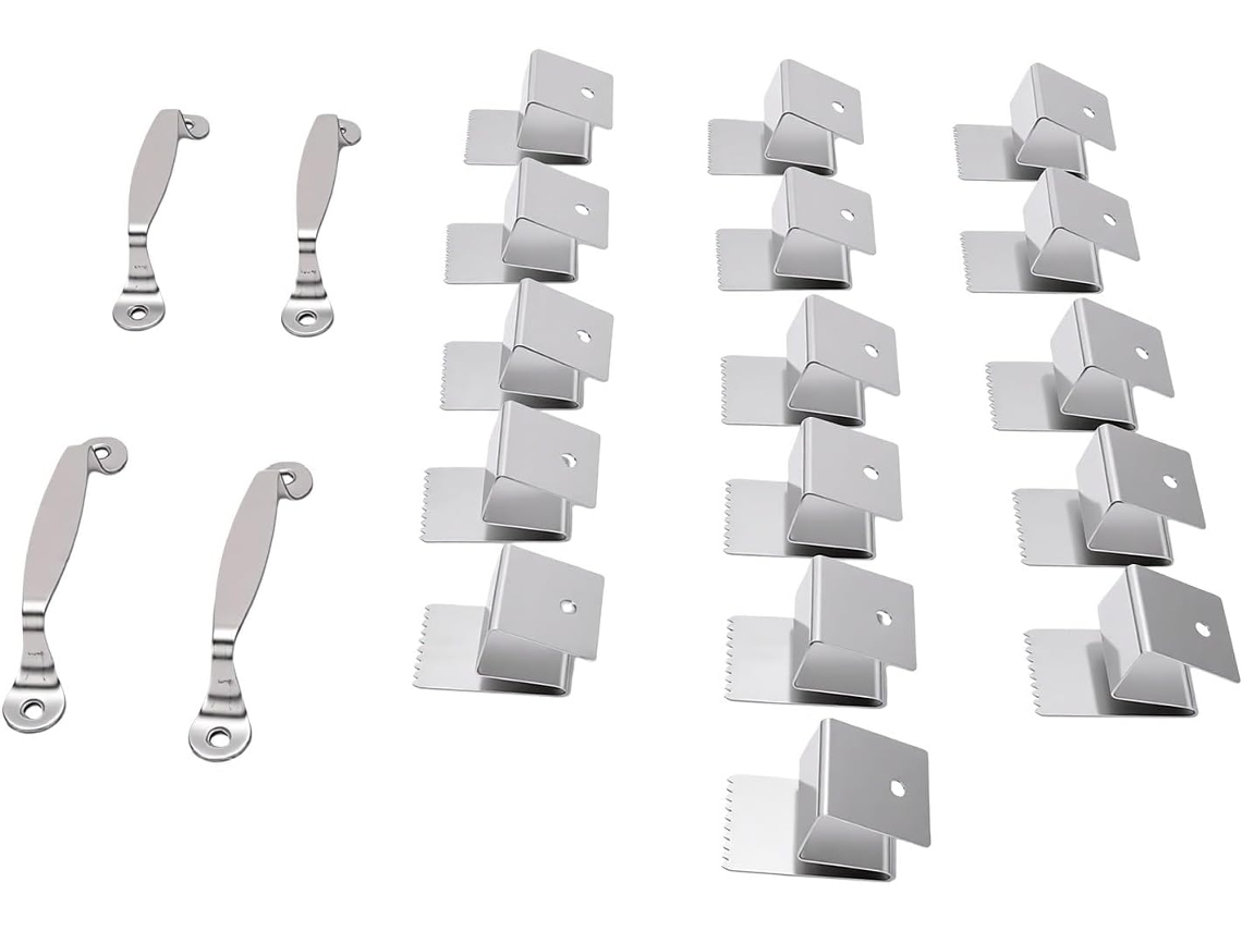 Grampos De Proteção Para Janelas Contra Furacões Aramox, Instalação Rápida Em Aço Inoxidável Para Concreto, Tijolo E