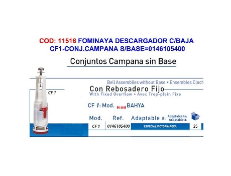 Fominaya descargador c-baja cf1-conj.campana s-base 0146105400