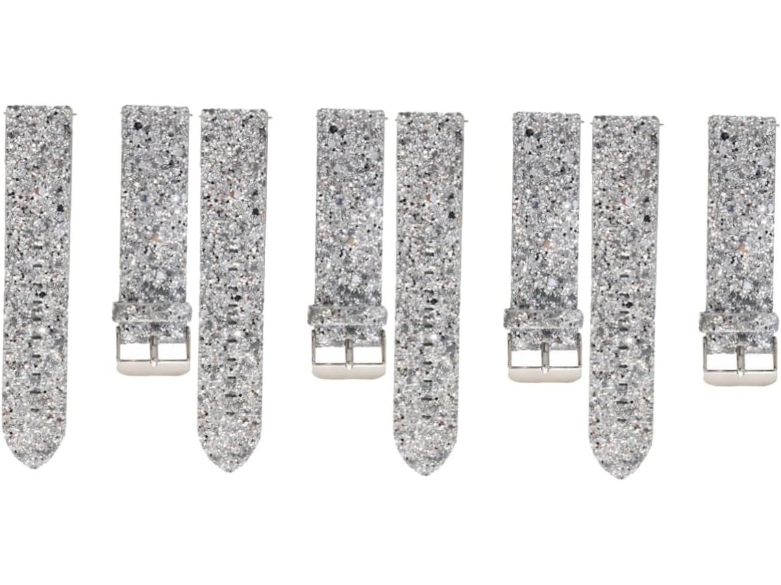 Conjunto De 3 Pulseiras De Couro Para Relógio Feminino