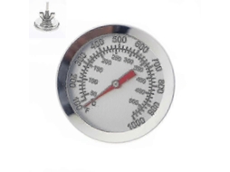 Termômetro de Churrasco, Frequência Forno Aço Inoxidável Max 500c/1000f Exibição Analógica Jsk Ee GOKOCO