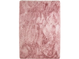 Tapete De Base Fina E Flexível Extra Macio Rosa 225x340