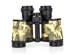 Telescópio de Metal para Acampamento Ao Ar Livre de Alta Potência Hd 8x30 de Médio Alcance Portátil Cor Camuflada USHION