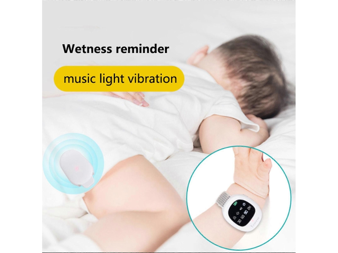 Alarme Vibratório Sem Fio Para Enurese Noturna Com Receptor Para Meninos, Meninas, Crianças, Treinamento Para Usar O Banheiro E Idosos.